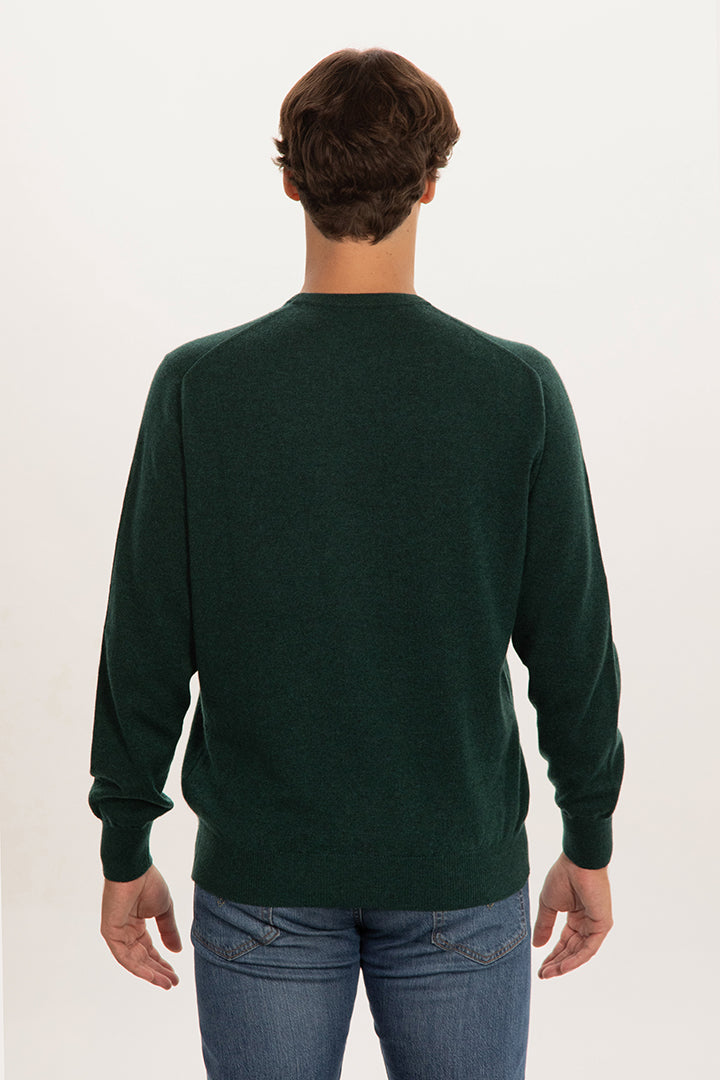 Maglia girocollo 1 filo in puro cashmere - Altex Cashmere