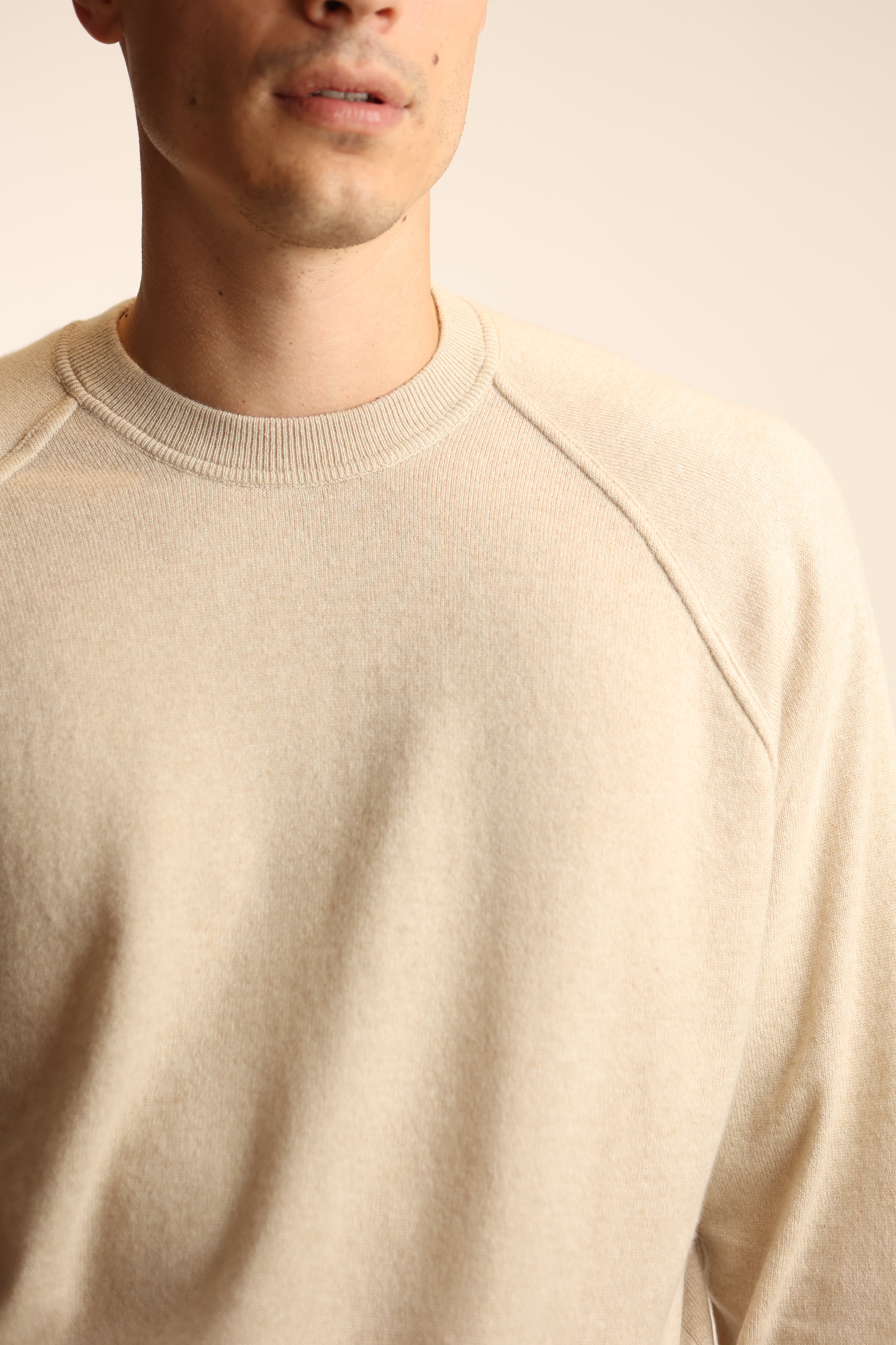 Felpa girocollo in puro cashmere - Altex Cashmere