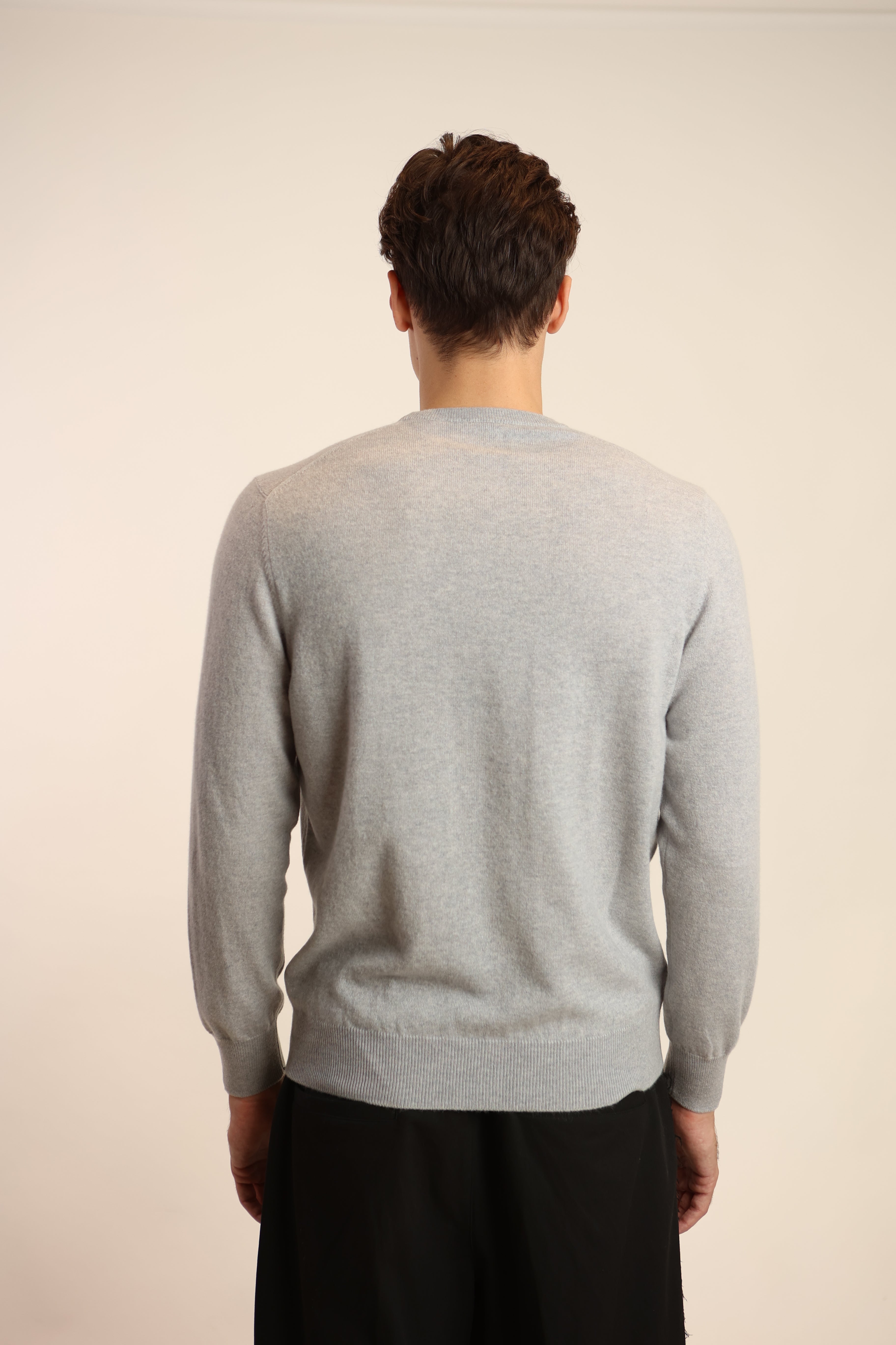 Maglia girocollo 1 filo in puro cashmere - Altex Cashmere