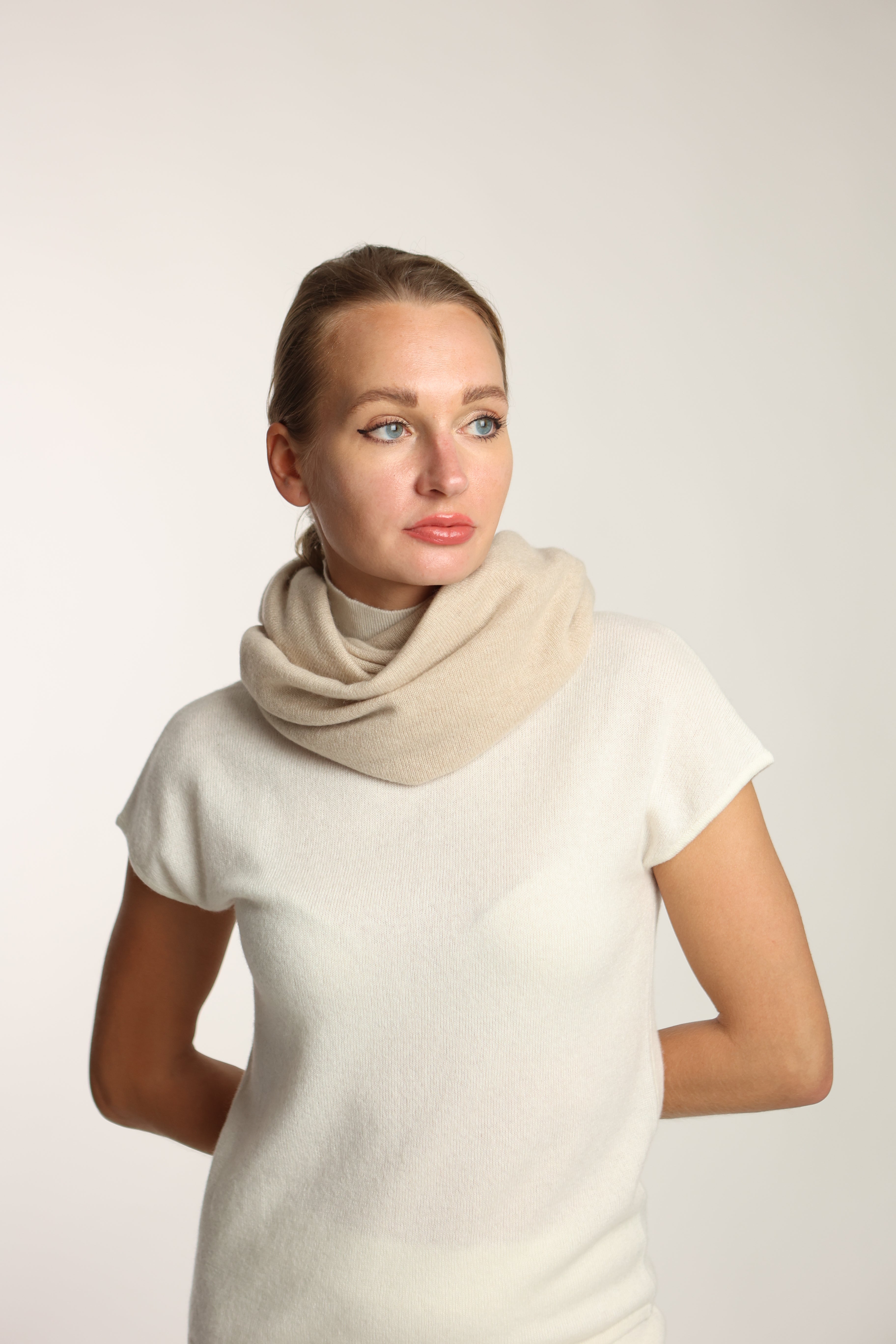 Sciarpa anello in puro cashmere - Altex Cashmere