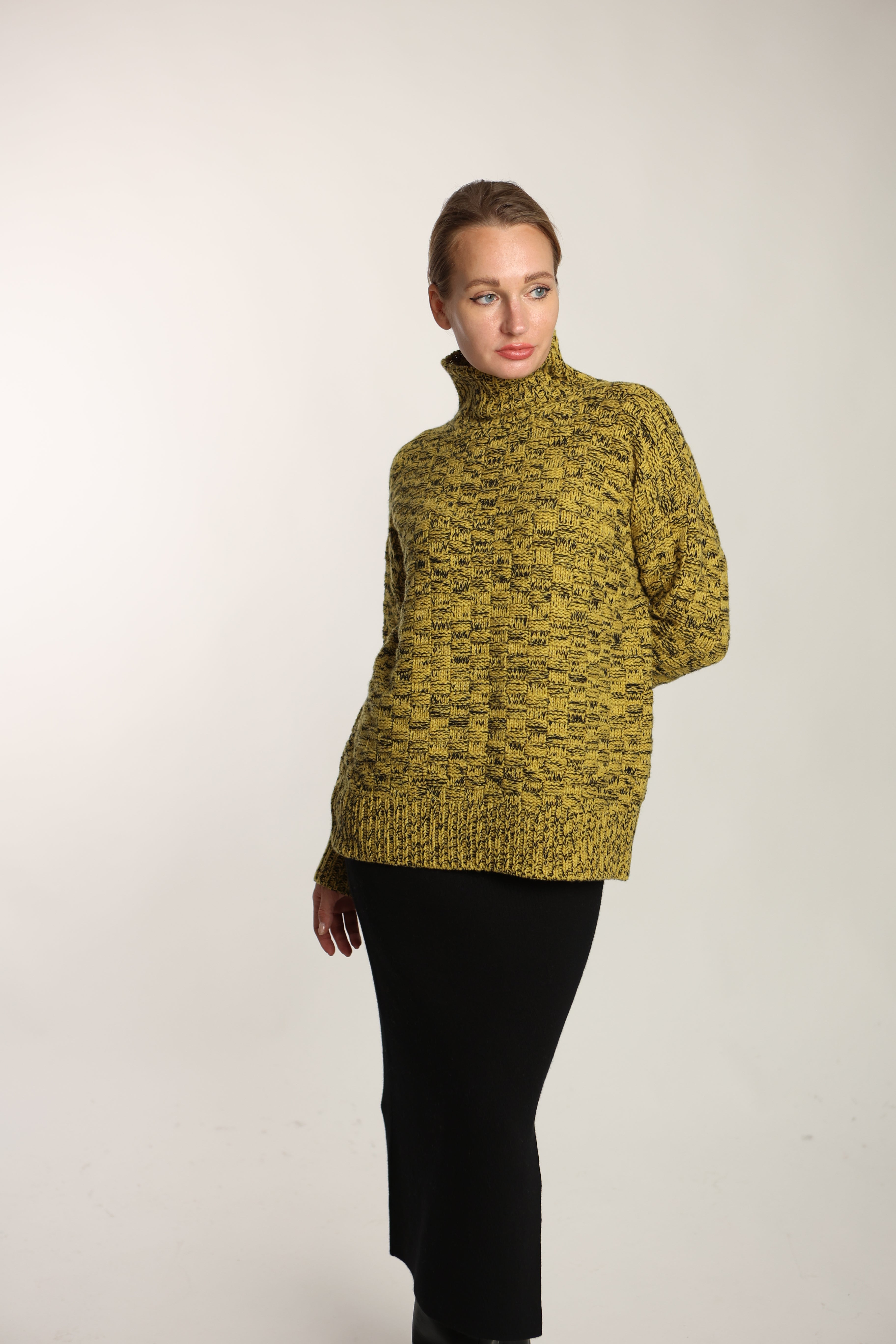 Lupetto Damier eco cashmere - Altex Cashmere