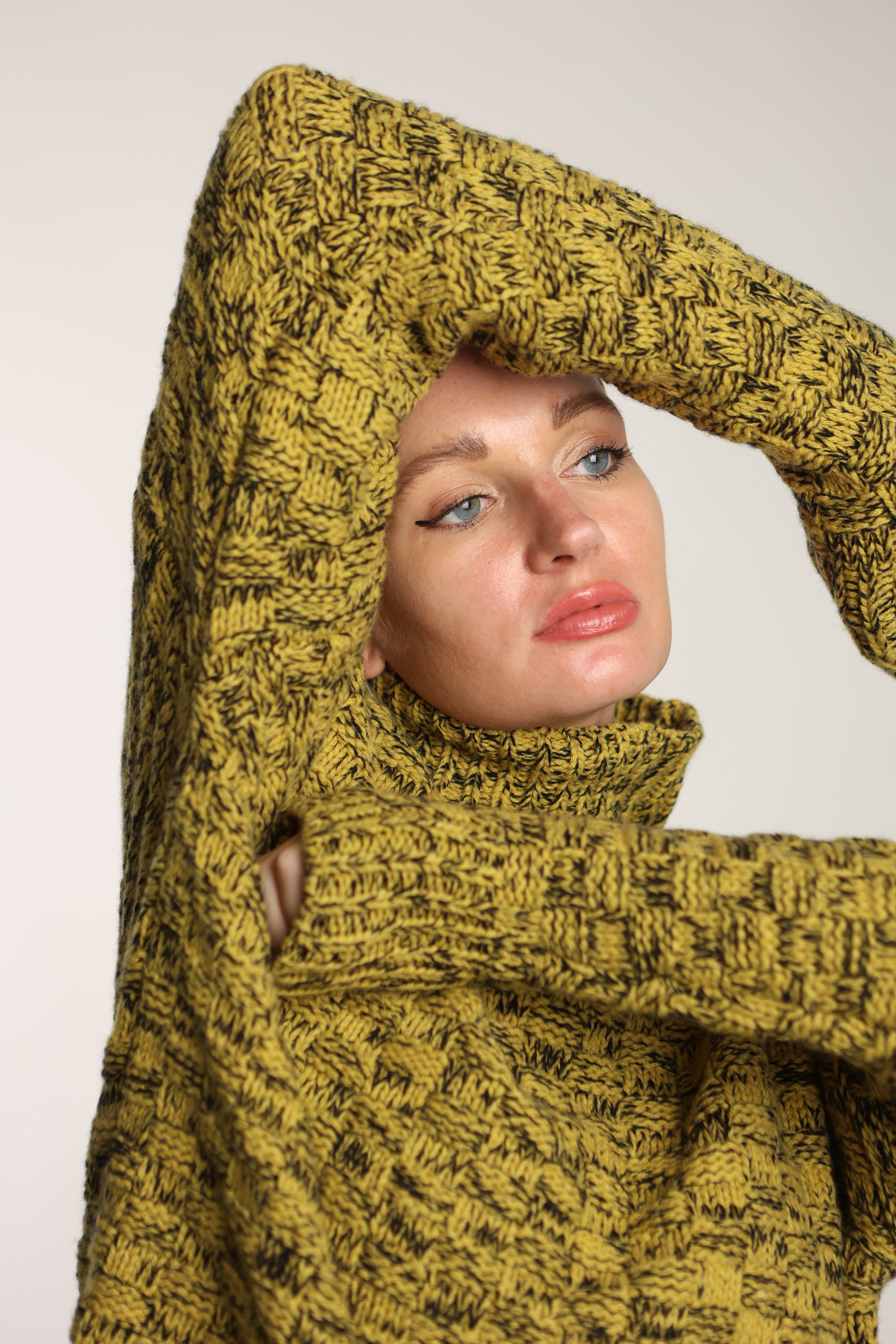 Lupetto Damier eco cashmere - Altex Cashmere