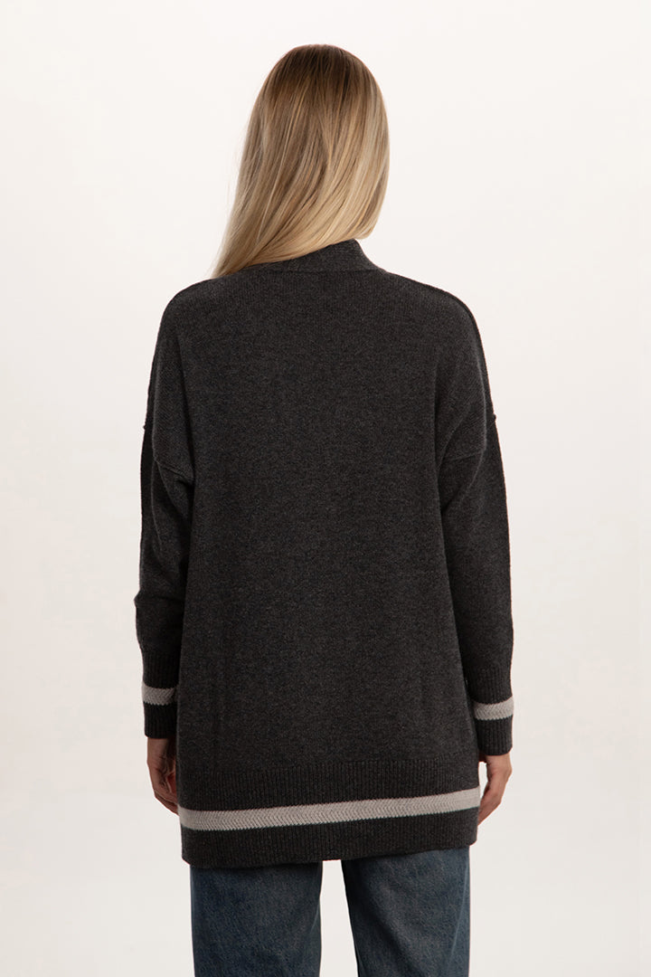 Cardigan lungo misto cashmere - Altex Cashmere