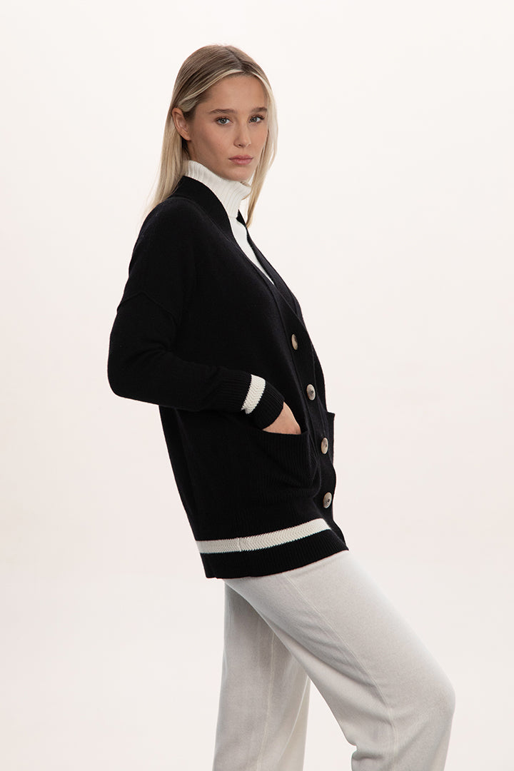 Cardigan lungo misto cashmere - Altex Cashmere