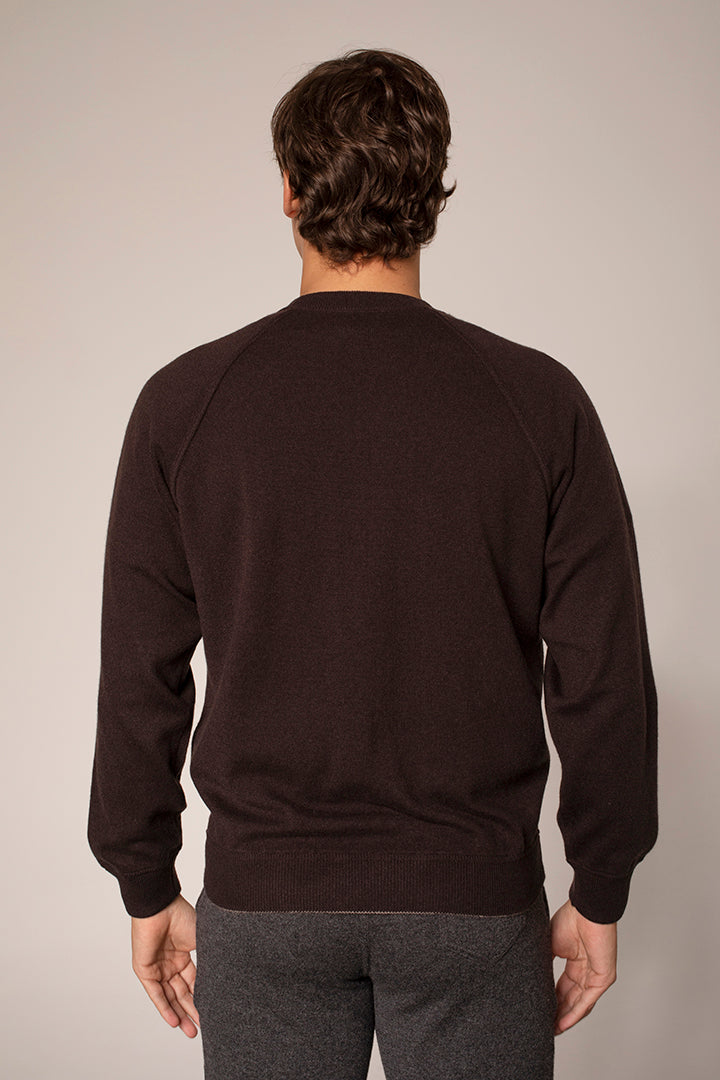 Felpa girocollo in puro cashmere - Altex Cashmere